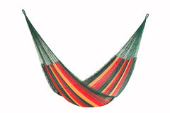 Mayan Legacy King Size Cotton Mexican Hammock in Imperial Colour