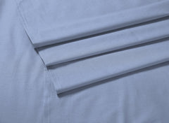 Elan Linen 1200TC Organic Cotton Sky Blue King Single Bed Sheet Set
