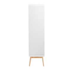 Merlin White Modern Retro Display Cabinet