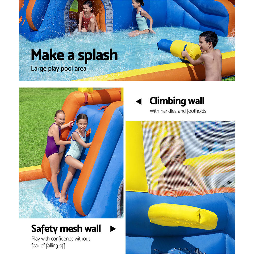 Bestway Inflatable Water Slide Jumping Castle Double Slides for Pool Playground