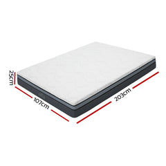 Giselle Bedding Cool Gel Memory Foam Mattress King Single Size.