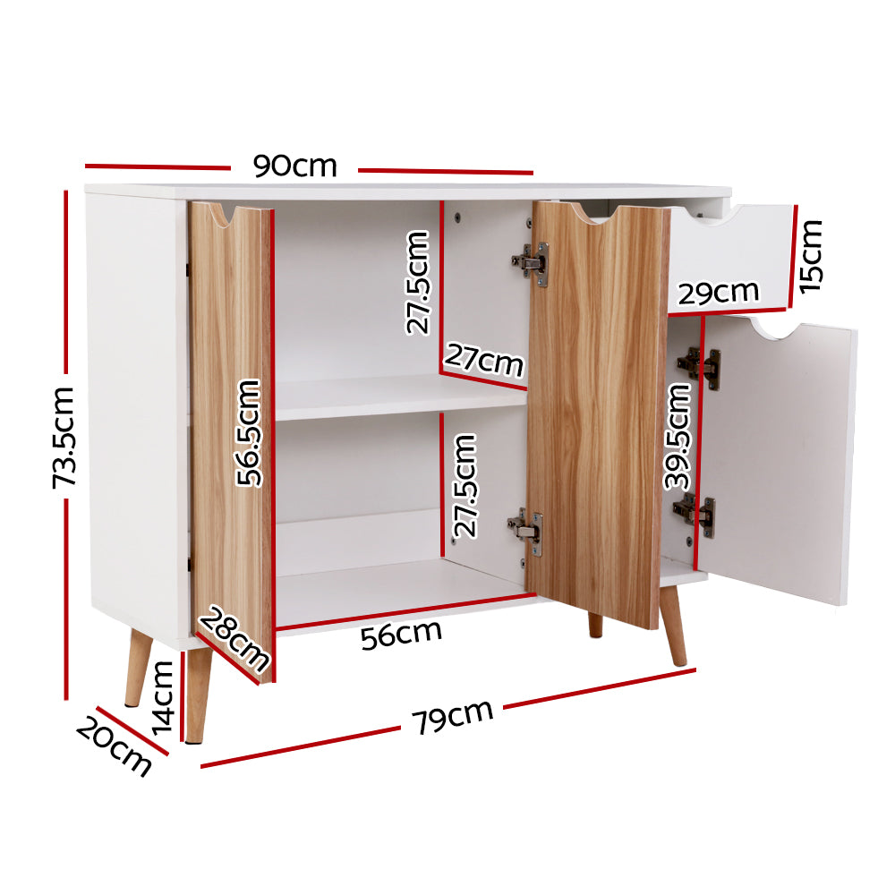 Artiss Buffet Sideboard Cabinet Storage Hallway Table Kitchen Cupboard Drawer