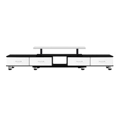 Artiss TV Cabinet Entertainment Unit Stand Wooden 160CM To 220CM Storage Drawers Black White