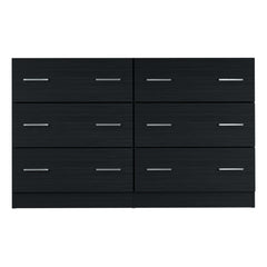 Artiss 6 Chest of Drawers Cabinet Dresser Table Tallboy Lowboy Storage Black