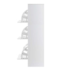 Artiss 3 Tier Shoe Cabinet - White