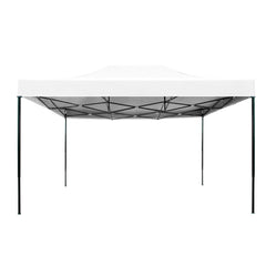 Instahut Gazebo Pop Up Marquee 3x4.5 Outdoor Tent Folding Wedding Gazebos White