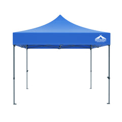 Instahut Gazebo Pop Up Marquee 3x3 Outdoor Wedding Gazebos Base Pod Kit Blue