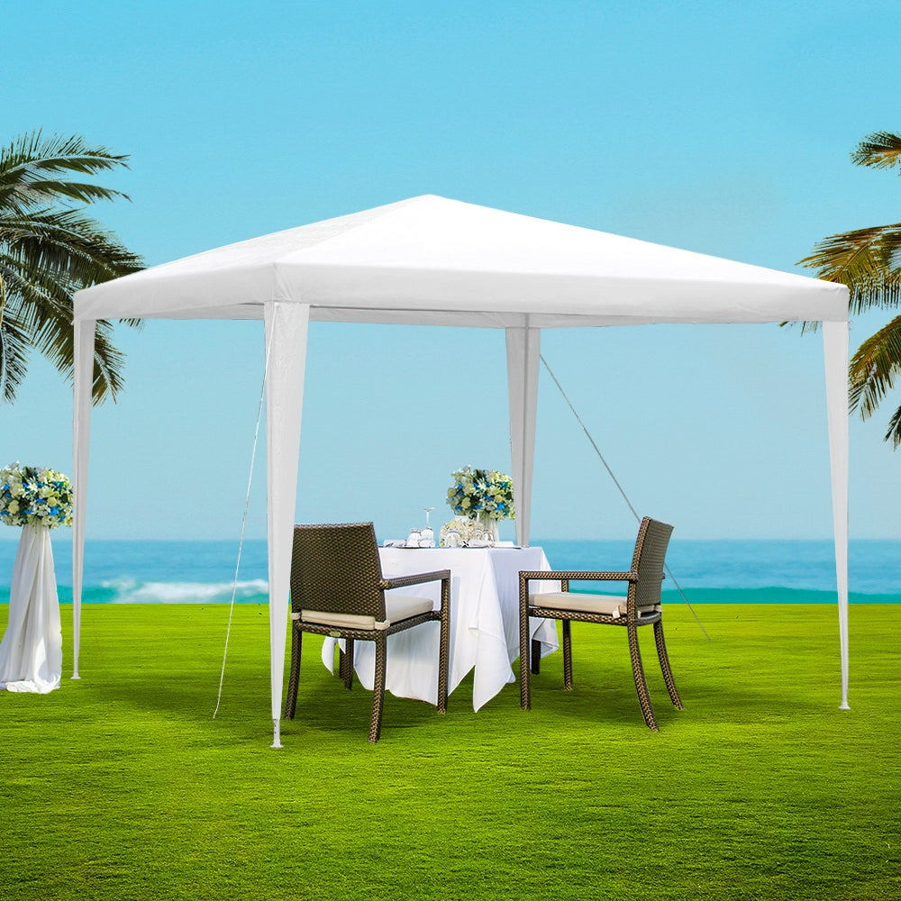 Instahut Wedding Gazebo Outdoor Marquee Party Tent Event Canopy Camping 3x3 White