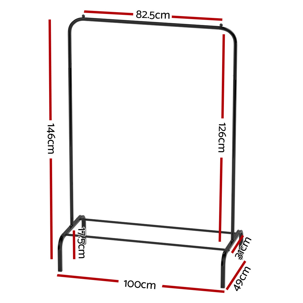 Artiss Clothes Rack Garment Rail Coat Hat Hook Hanger Display Stand Storage