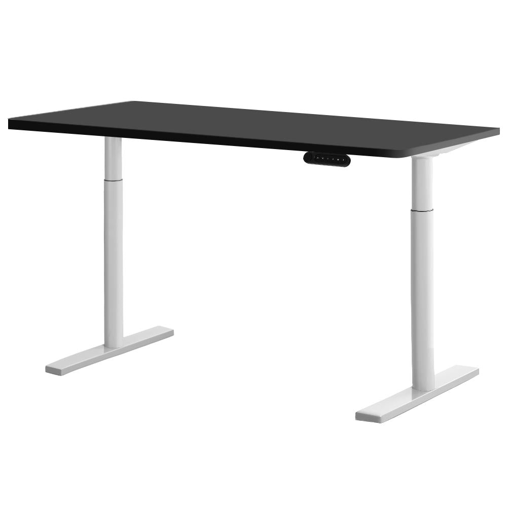 Artiss Electric Standing Desk Height Adjustable Sit Stand Desks White Black