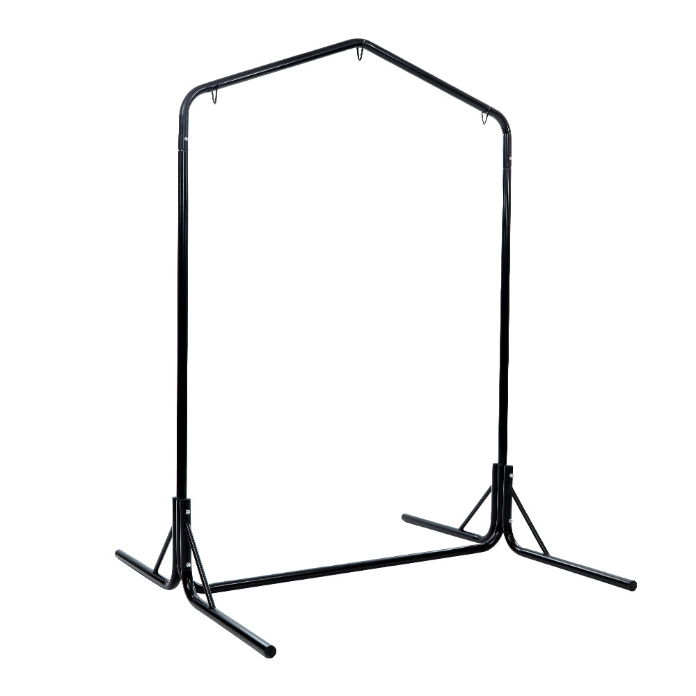 Gardeon Double Hammock Chair Stand Steel Frame 2 Person Outdoor Heavy Duty 200KG