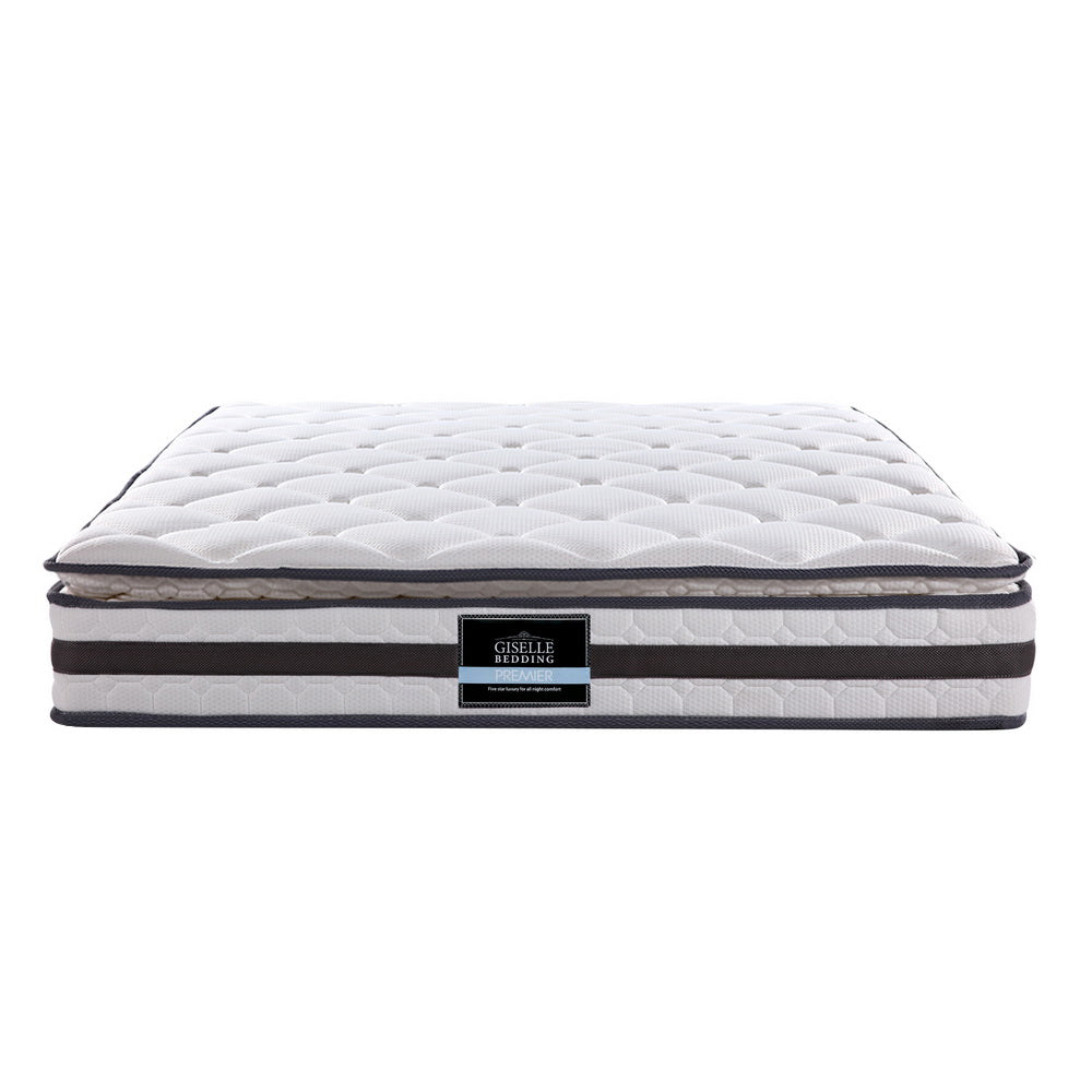 Giselle Bedding Normay Bonnell Spring Mattress 21cm Thick King.