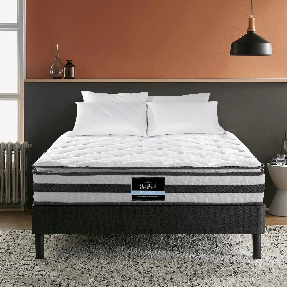 Giselle Bedding Normay Bonnell Spring Mattress 21cm Thick King.