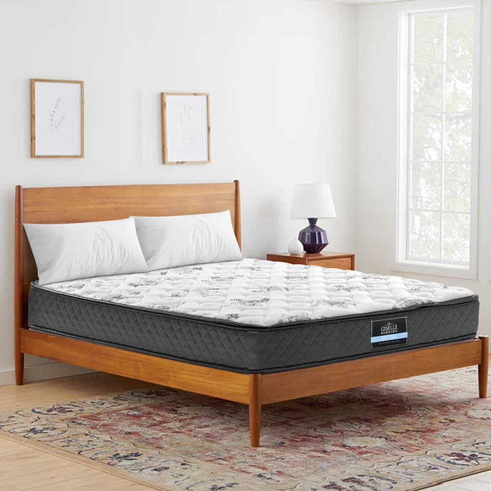 Giselle Bedding Rocco Bonnell Spring Mattress 24cm Thick Queen.