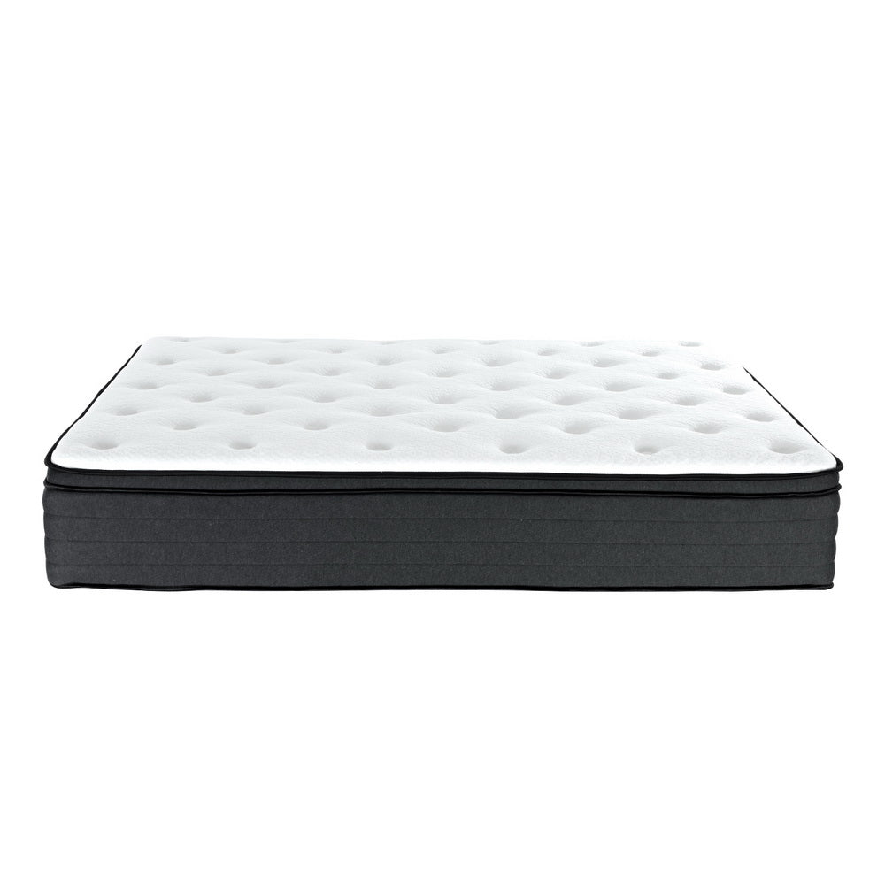 Giselle Bedding Eve Euro Top Pocket Spring Mattress 34cm Thick Double.