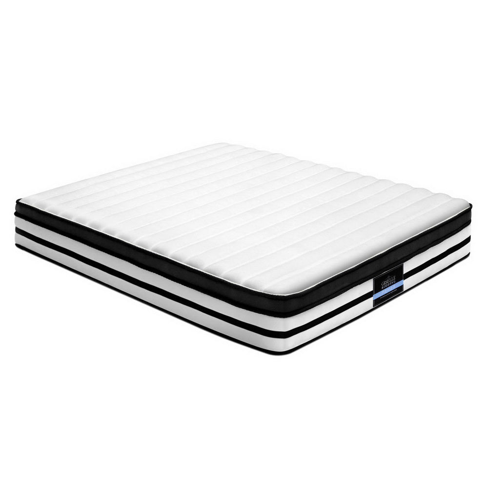 Giselle Bedding DOUBLE Size Bed Mattress Euro Top Pocket Spring Foam 27CM.