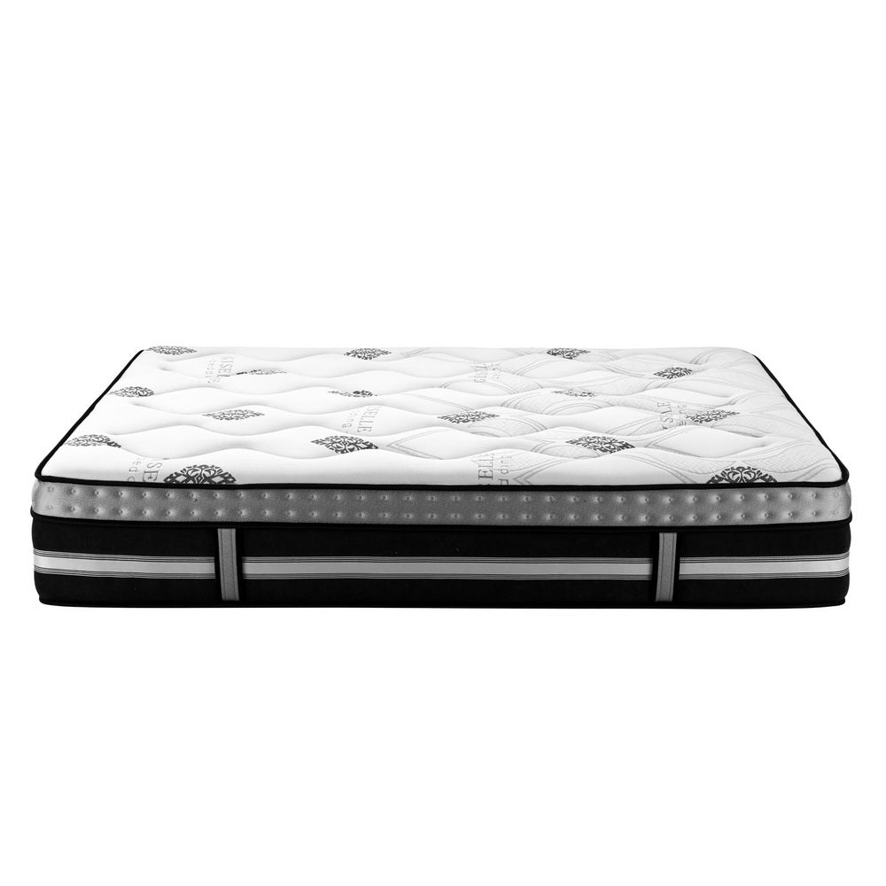 Giselle Bedding Galaxy Euro Top Cool Gel Pocket Spring Mattress 35cm Thick Queen