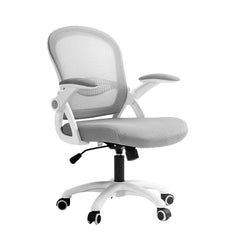 Artiss Office Chair Mesh Computer Desk Chairs Mid Back Work Home Study Grey