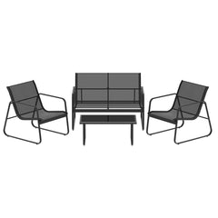 Gardeon Outdoor Lounge Setting Garden Patio Furniture Textilene Sofa Table Chair