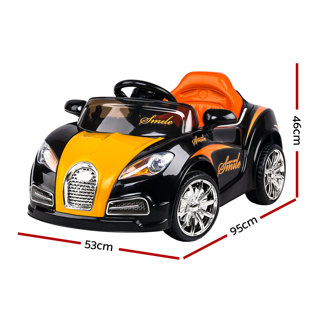 Rigo Ride On Car Toy Kids Electric Car 12V Battery Black