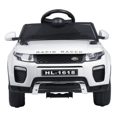 Rigo Ride On Car Toy Kids Electric Cars 12V Battery SUV White