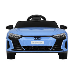 Audi Ride On Car Electric Sports Toy Cars RS e-tron GT Licensed Rigo Blue 12V