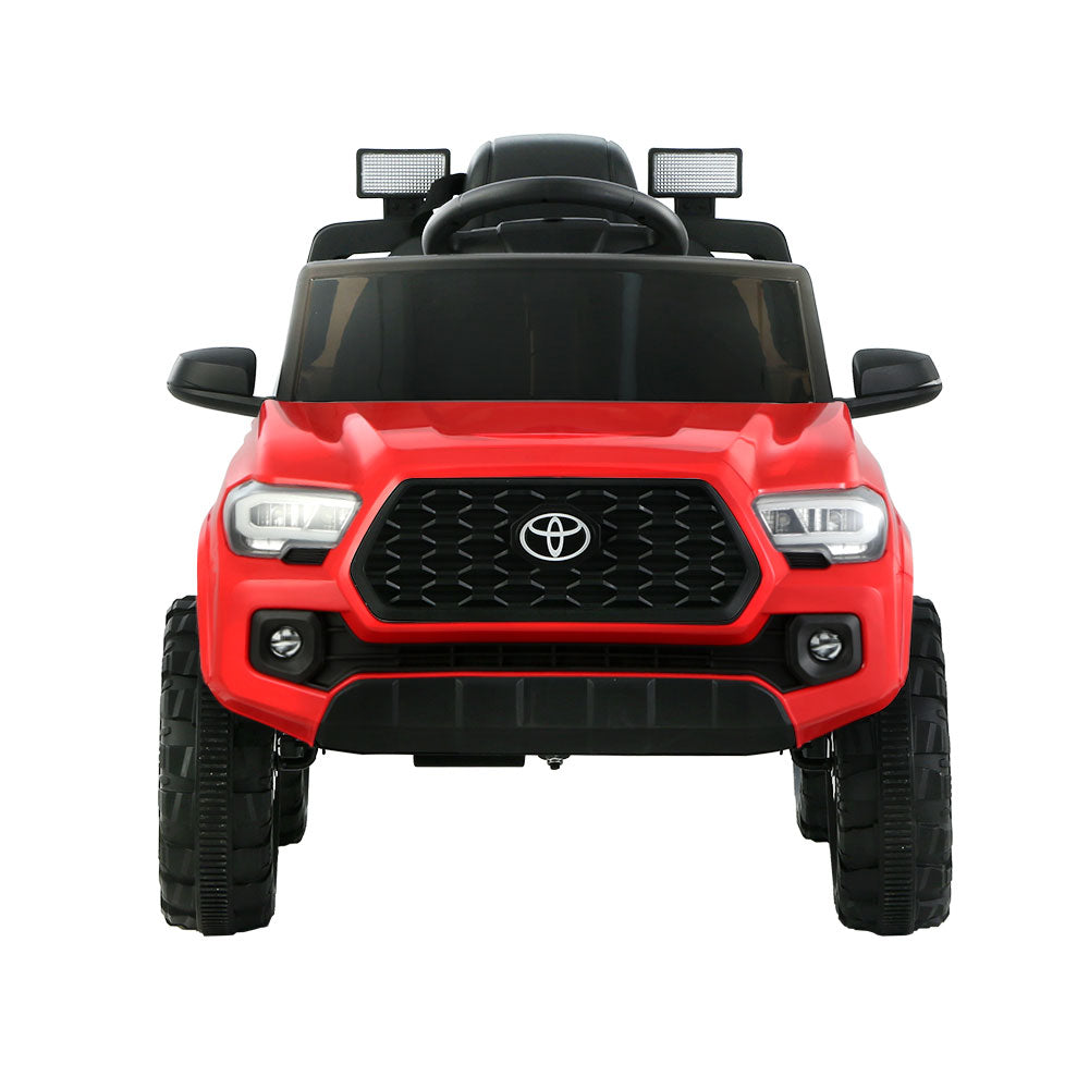 Toyota Ride On Car Kids Electric Toy Cars Tacoma Off Road Jeep 12V Battery Red