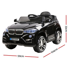 Kids Ride On Car BMW X5 Inspired Electric 12V Black