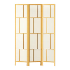 Artiss Ashton Room Divider Screen Privacy Wood Dividers Stand 3 Panel Natural