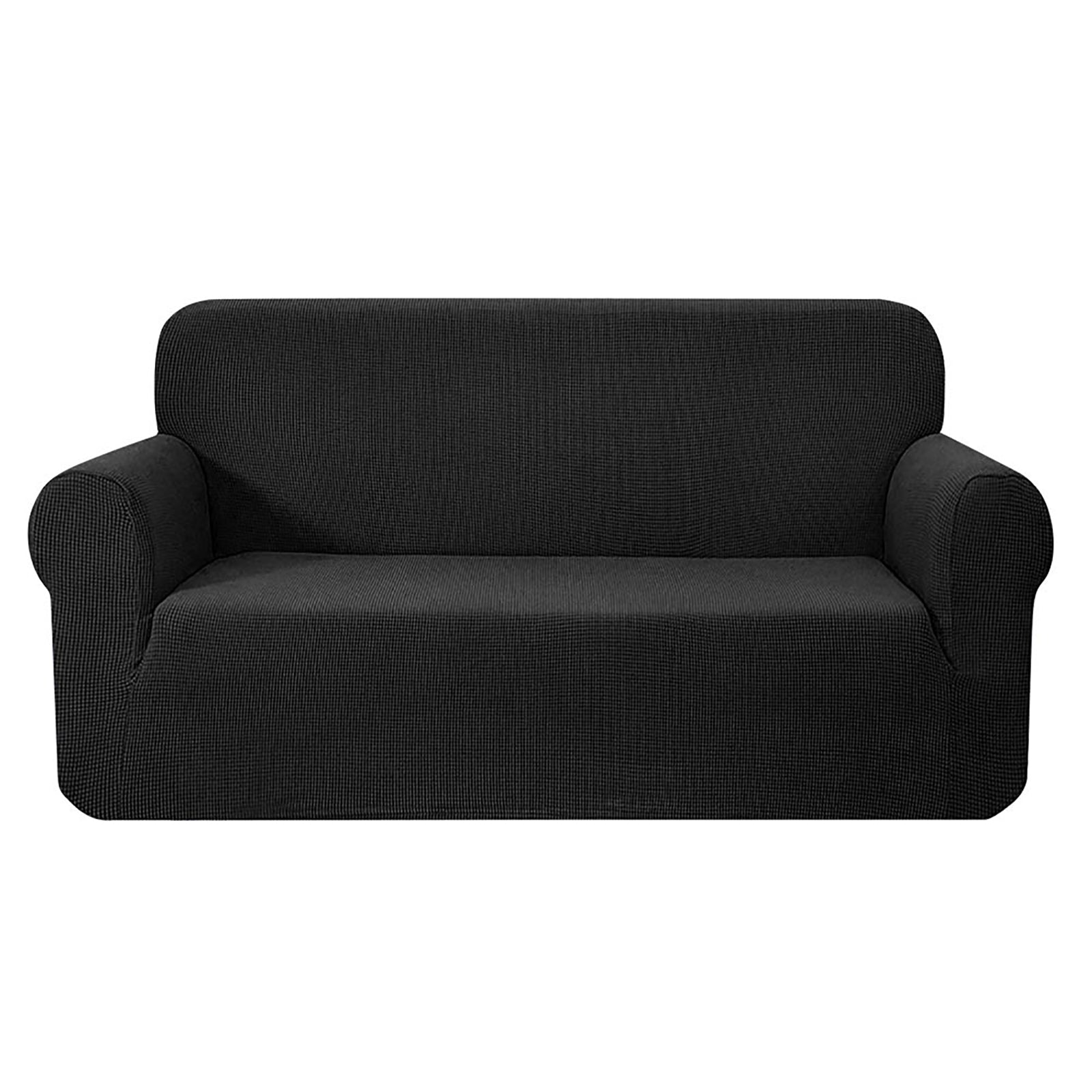 Artiss High Stretch Sofa Cover Couch Lounge Protector Slipcovers 3 Seater Black.