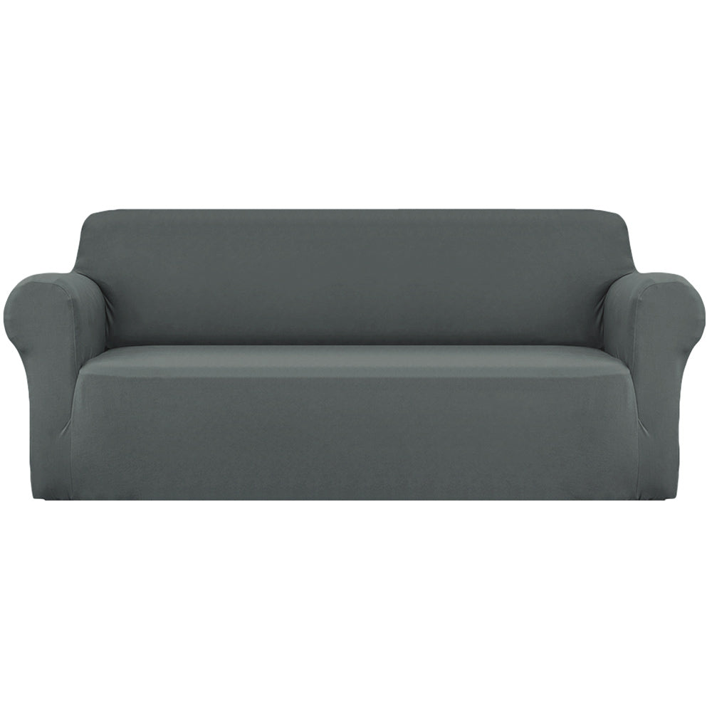 Artiss Sofa Cover Elastic Stretchable Couch Covers Grey 4 Seater.