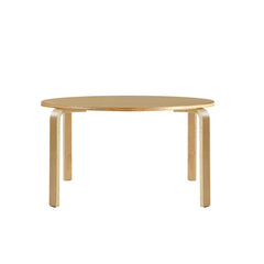 Artiss Coffee Table Round Side End Tables Bedside Furniture Wooden 90CM