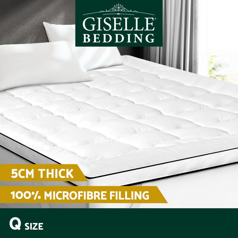 Giselle Bedding Mattress Topper Pillowtop - Queen