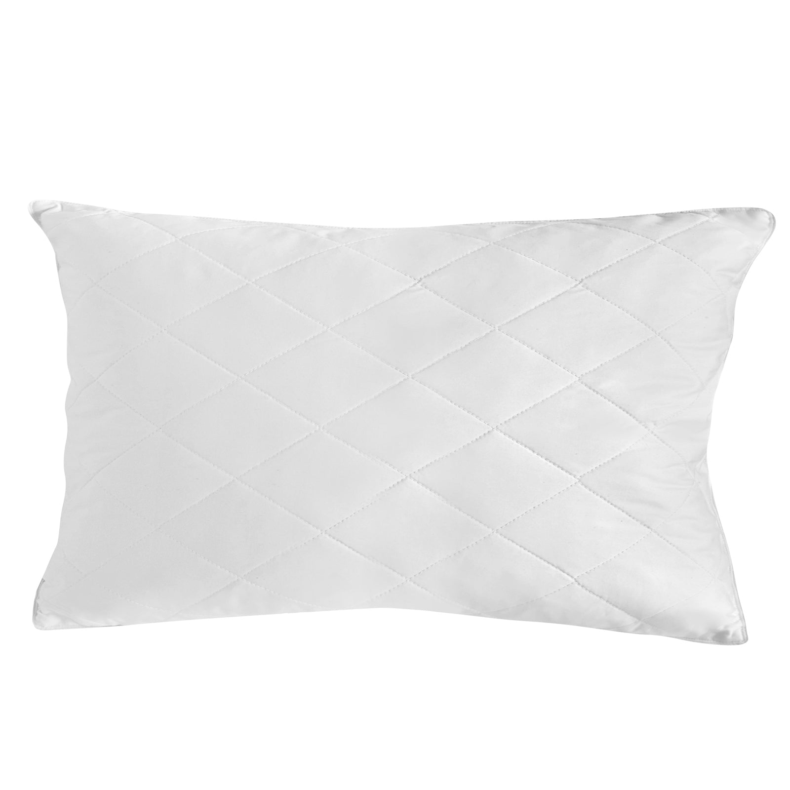 Royal Comfort Luxury Bamboo Blend Quilted Pillow Twin Pack Extra Fill Support