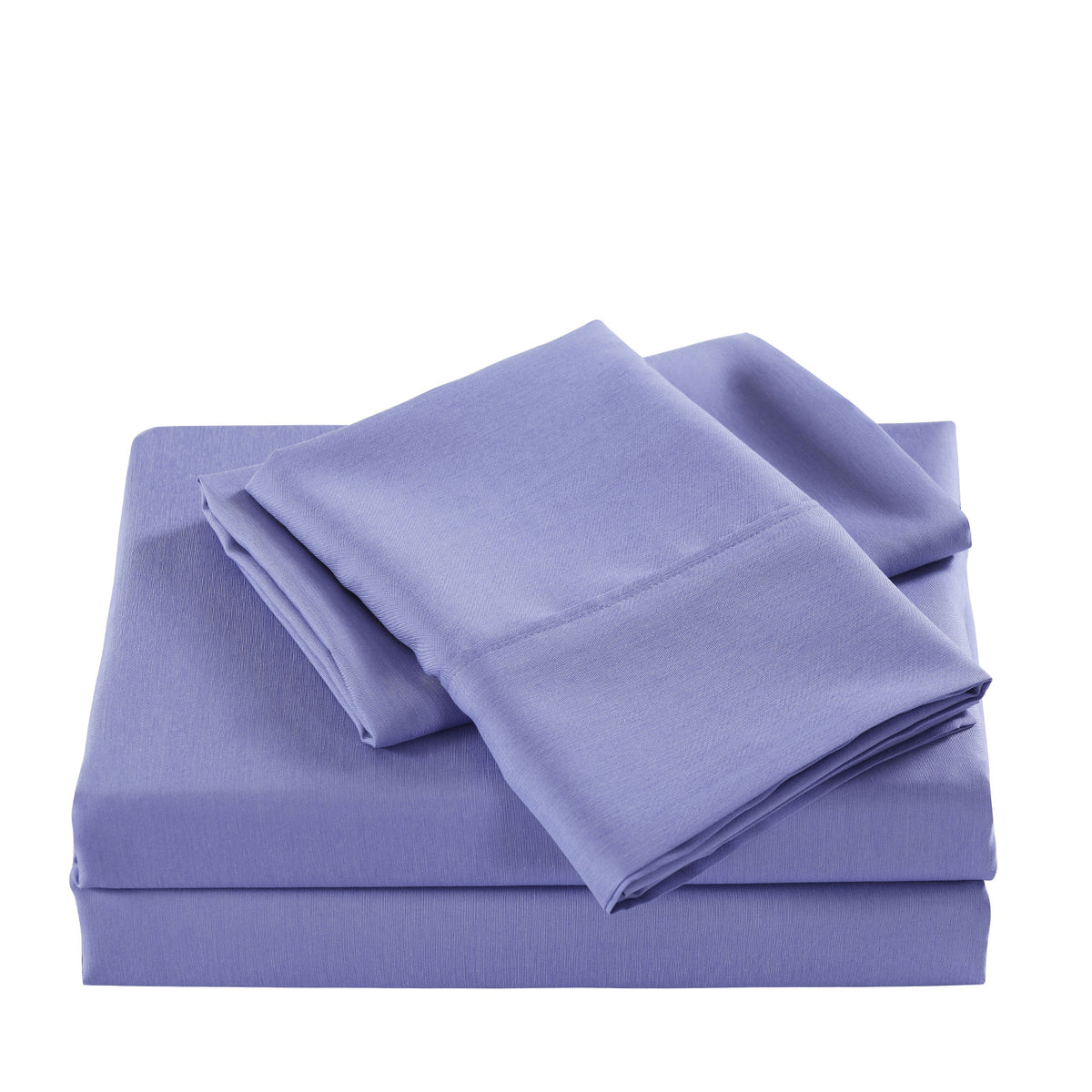 Casa Decor 2000 Thread Count Bamboo Cooling Sheet Set Ultra Soft Bedding - Double - Mid Blue