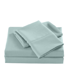 Casa Decor 2000 Thread Count Bamboo Cooling Sheet Set Ultra Soft Bedding - King - Frost