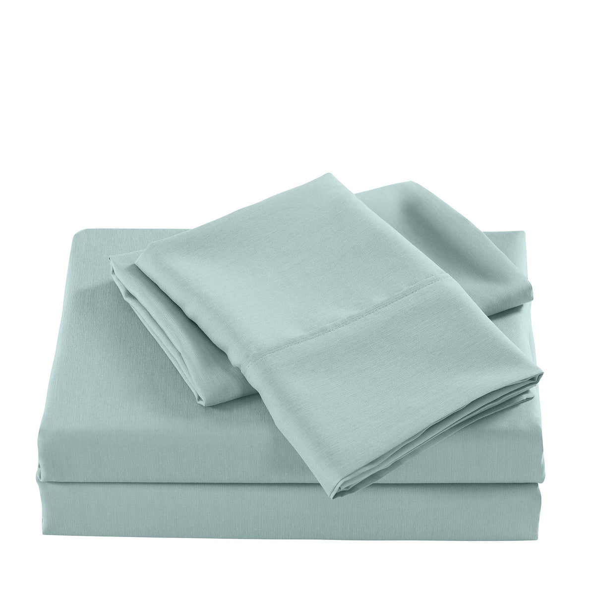 Casa Decor 2000 Thread Count Bamboo Cooling Sheet Set Ultra Soft Bedding - King Single - Frost