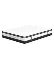 Osteopedic Euro Top Mattress Pocket Spring Medium Firm Hybrid Design Bed 30CM - Single - White