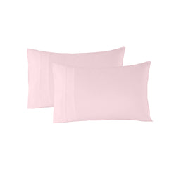 Royal Comfort 1200 Thread Count Sheet Set 4 Piece Ultra Soft Satin Weave Finish - Double - Soft Pink