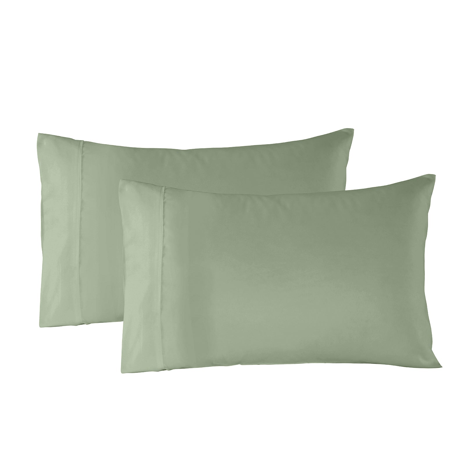 Royal Comfort Bamboo Blended Sheet & Pillowcases Set 1000TC Ultra Soft Bedding - Queen - Sage Green