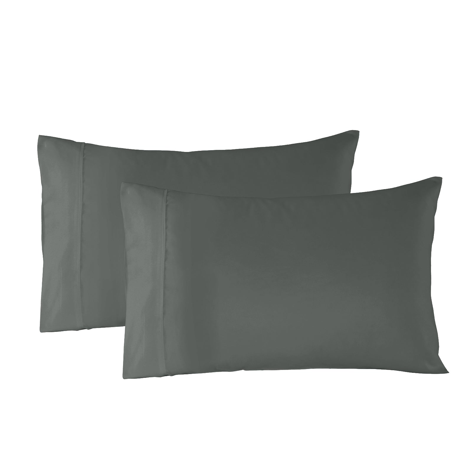 Royal Comfort Bamboo Blended Sheet & Pillowcases Set 1000TC Ultra Soft Bedding - Queen - Charcoal