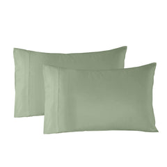 Royal Comfort Bamboo Blended Sheet & Pillowcases Set 1000TC Ultra Soft Bedding - King - Sage Green