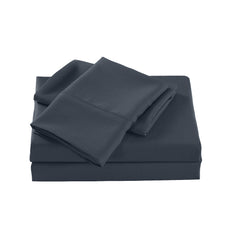 Royal Comfort 2000 Thread Count Bamboo Cooling Sheet Set Ultra Soft Bedding - Double - Charcoal