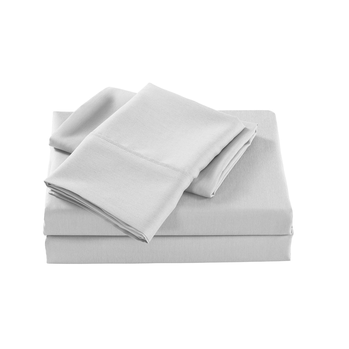 Royal Comfort 2000 Thread Count Bamboo Cooling Sheet Set Ultra Soft Bedding - Queen - Pearl Stone