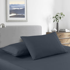 Royal Comfort 2000 Thread Count Bamboo Cooling Sheet Set Ultra Soft Bedding - Queen - Charcoal