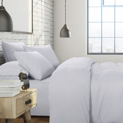 Royal Comfort 1500 Thread Count 6 Piece Cotton Rich Bedroom Collection Set - Queen - White