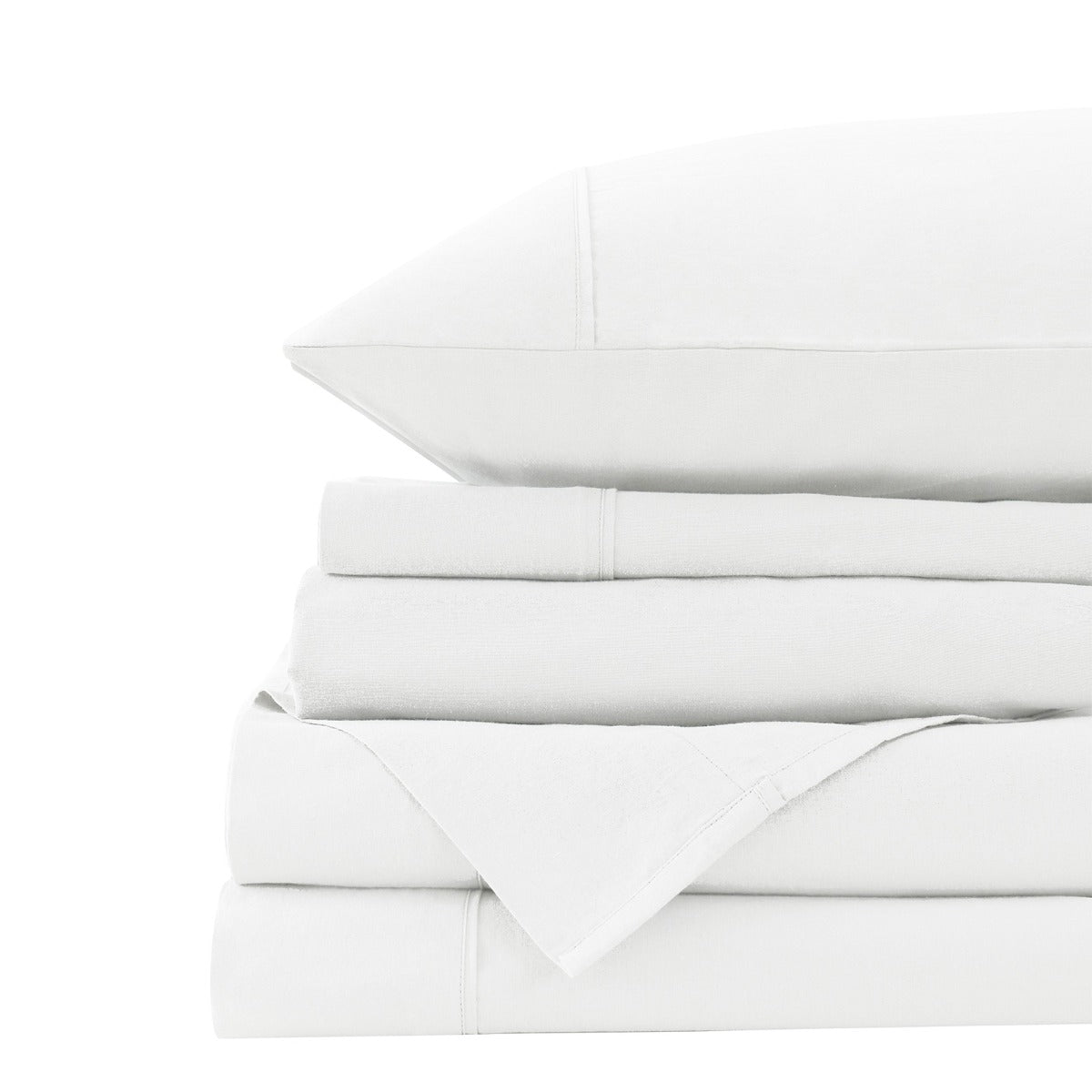 Royal Comfort Vintage Washed 100% Cotton Quilt Cover Set Bedding Ultra Soft - Queen - White