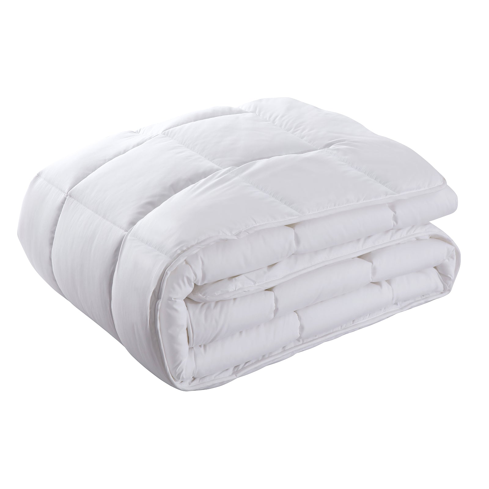 Royal Comfort 800GSM Silk Blend Quilt Duvet Ultra Warm Winter Weight  - Single - White