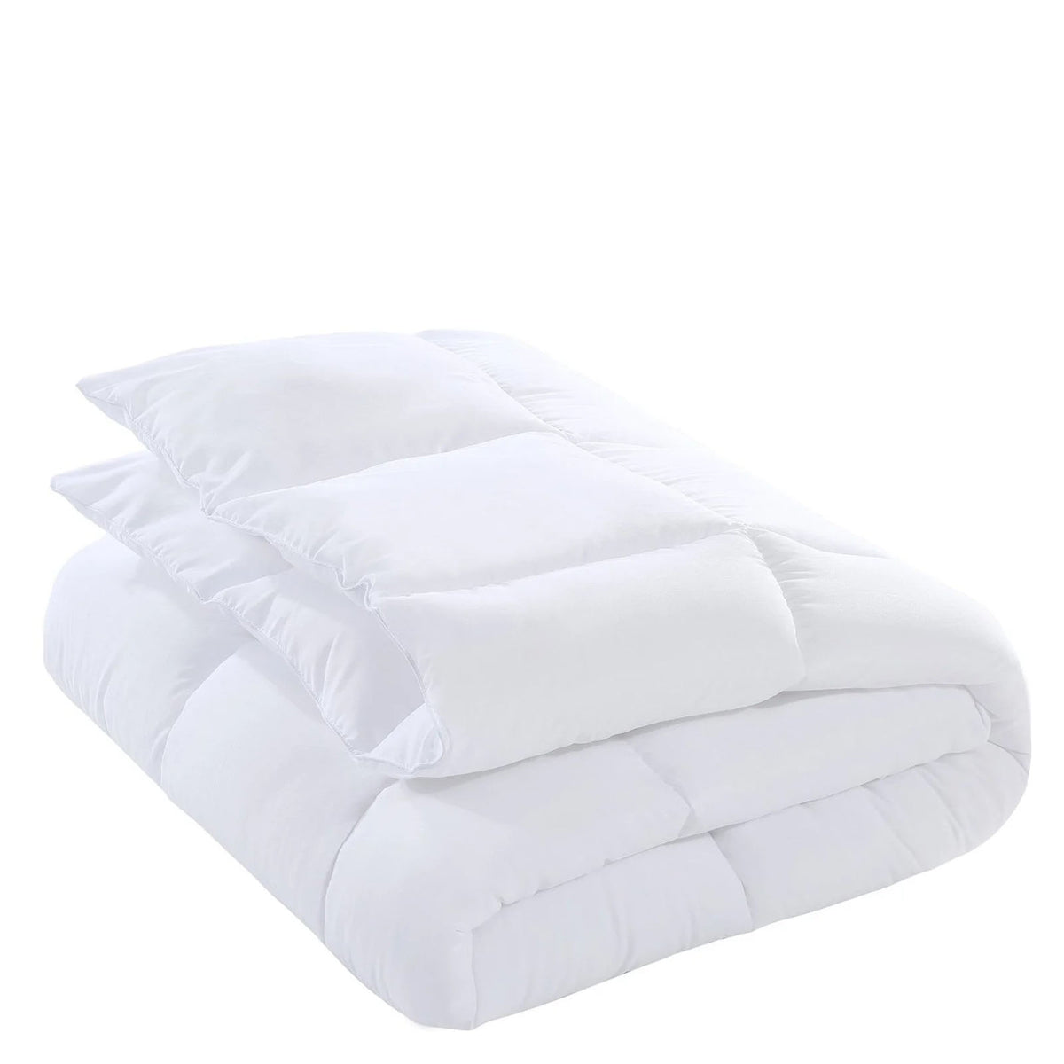 Royal Comfort Tencel Blend Quilt 300GSM  Eco Friendly Breathable All Season - Single - White