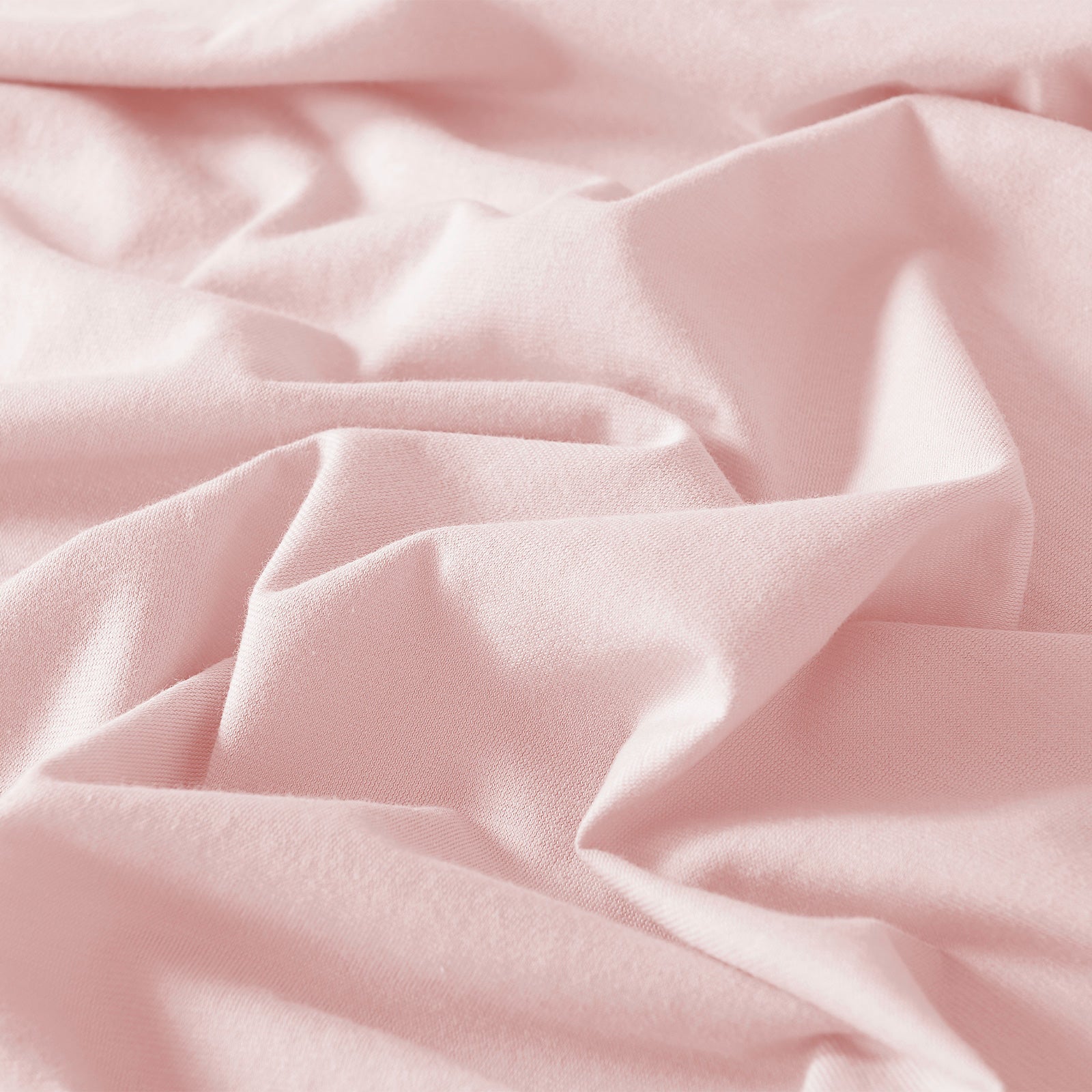 Royal Comfort 100% Jersey Cotton 4 Piece Sheet Set - Queen - Pink Marle